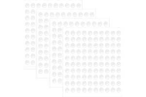 WZHIY 400Pcs Museum Gel,Balloon Glue Dots,Clear Mounting Putty Sheets - Double Sided Sticky Dots for Festival Decoration, Posters, Balloons & Crafts (10 mm)