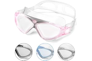 Winline Gafas de Natación para Adultos un Niños, Profesional Anti Niebla Protección UV sin Fugasy Ajustable Gafas de Natación