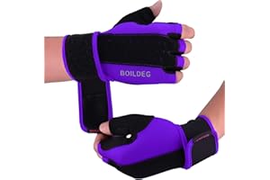 boildeg Gant Fitness,Gants de Sport Gants avec Soutien au Poignet pour Levage de Poids D’entraînement,Protection Paume Forte Adhérence Gants de Musculation Hommes & Femmes