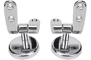 SPACNANA Mocowania do Pokryw Sedesowych, Uniwersalna Pokrywa Górna Sedesu Mocowania do Deski Sedesowej Zestaw Narzędzi do Deski Sedesowej Zawiasy do Naprawy Deski Sedesowej, Części Montażowe do Toalety