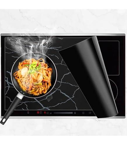 Tappetino Protettivo Per Piano Cottura A Induzione - 52x78cm, Silicone Antiscivolo E Resistente Al Calore - Foto 10