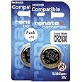MICROUSB Compatible Battery for Renata Original 100% 3v CR 2430 Cable Fresh Stock Swiss Made Type C Coin Battery (Pack of 2)
