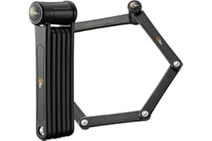 Anti-Theft Folding Bike Lock,Via Velo 2022 New,Heavy Duty Hardened Steel Lightweight,Bike Lock for Electric Bike, Electric Scooter,Dirt Bike for Adult with Mounting Case and Two Keys