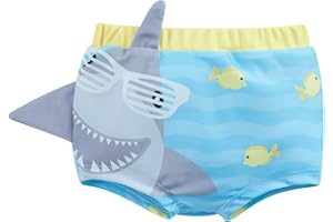 Carolilly Bambino Ragazzo Costume da Bagno da Spiaggia Stampato Suqlo/Coccodrillo dei Cartoni Animati Elastico Boxer da Neonato Asciugatura Rapida Swimwear Mare Piscina