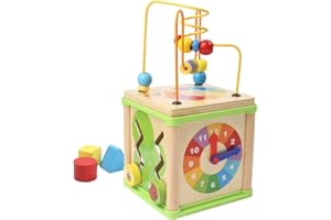 Andreu Toys Goge-Cubo de Actividades 5 en 1, Multicolor, 15.5 x 15.5 x 16 cm (Toys Service S.L TB15413)