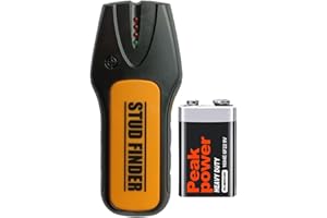 LVOZIZE Stud Finder Wall Scanner, Stud Finder with LED Indicator Light and Buzzer, Stud Detector for Stud AC Wire Cable Metal Wood Pipe Joist, Stud Detector for Walls