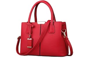 FiveloveTwo Femme Classique Pendentif Personnalité Sac Tote Fourre-Tout Clutches Sacs Bandoulière PU Cuir Sacs Portés épaule Main Cabas