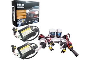 PolarLander 1 Paio Kit Xenon Nascosto CANBUS Faro per Auto Slim Ballast Lampadina allo Xeno Conversione Ballast H7 Temperatura di Colore 5000K