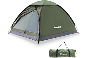 KingCamp MONDOME II Camping Tent for 2 People, Ultralight Waterproof Dome Tent, Compact and Backpack-Friendly, Ideal Tent for Camping, Trekking and Outdoors