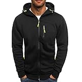 SXZG Autumn and Winter New Men Jacquard Sweater Men Sports and Fitness Cardigan Hooded Jacket