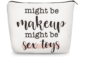 KAEMPE Funny Secret Santa Gifts for Women, Novelty Gag Christmas Gifts for Her, Rude Friendship Makeup Cosmetic Bag for Womens Ladies, Stocking Fillers Women Present Ideas for Birthday Best Friend Lady Xmas