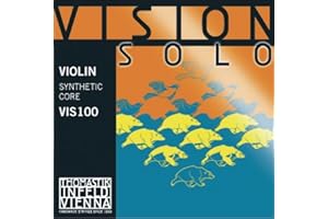 THOMASTIK-INFELD Thomastik 634267 Infeld Saiten für Violine Vision Solo, Satz Silver D 4/4 Mittel