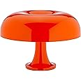 Artemide Nessino Lampada E14, 25 W, Policarbonato, Arancio, Ø 32 H 22.3 cm