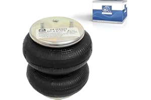 ‎DT SPARE PARTS DT Spare Parts Luftfederbalg 4.81374 D: 135 mm Dmax: 180 mm 1/4" x 18 NPT 3/8'' x 24 UNF L: 195 mm Luftbalg für Transporter