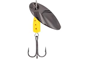 ‎FISHN FISHN Black Spinner 14,5gr, 4,8cm - Der Ultimative Spinner zum Angeln auf Hecht, Lachs, Zander, Forelle, Barsch