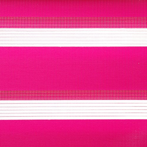 GARDUNA FIX Duo-Doppel-Rollo #rot magnolia 90cm # Smartfix – Klemmfix – ohne bohren – viele Farben & Größen – Sichtschutz – lichtdurchlässig - 3