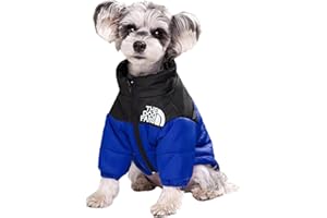 WEVGOUO Manteaux d'hiver Doudoune Blouson Pull-Overs Veste Vetement Polaire Petits Chiens Chiot Chat Chaton Pelucheux Chihuahua Yorkshire (3, XL:Tour de Poitrine:57cm)