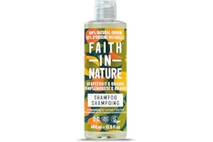 Faith in Nature Shampoo Naturale al Pompelmo & Arancia, Rinvigorente, Vegano e Non Testato su Animali, Senza SLS e Parabeni, Capelli Normali o Grassi, 400 ml