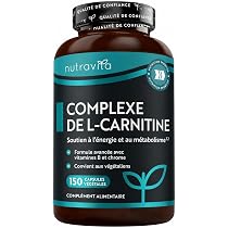 nutravita l carnitine L-Carnitine - High Dose Extra Strong - 150 Vegan Capsules | With Biotin Chrome, Vitamin D, B3 & B6 - Pre-Workout Sports Energy Resistance L-CARNITINE 1500 mg 120 Flavor:Calamansi & Green Tea Lean Shots Liquid L Back To School 2025