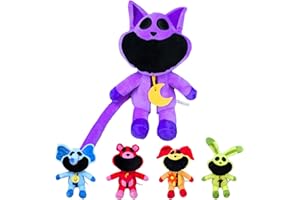 HYDTQCL Smiling Critters Peluche, 2024 Nuovo CatNap Peluche, 30 CM CatNap/DogDay/Bobby BearHug/Bubba Bubbaphant//Hoppy Hopscotch Peluche, Miglior Regalo per Bambini e Fan (A)
