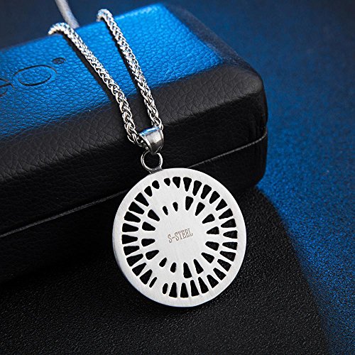 Aoligei-Europens-et-amricains-de-rock-chanteur-cheveux-styliste-Scout-fleur-rond-carte-pendentif-titane-collier-en-acier-pull-chane