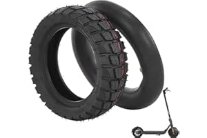 Ezweiji Elektroroller Reifen, 10 cali 80/65-6 Roller Offroad Reifen und Aufblasbarer Schlauch for 255x80 Elektroroller Regenfest