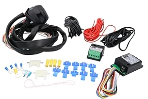 AB Tools 13 Pin Towbar 2m Wiring Kit includes 7 Way Bypass and Split Charge Relays MP3814