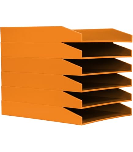 Exacompta Bee Blue Letter Trays Recycled A4 Set Of 4 Assorted Pack 1