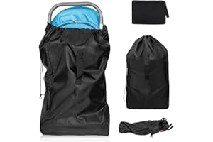 WHENZOO Travel Stroller Bag for Airplane Pram CoverBuggy Travel Bag Waterproof Gate Check Bag PushchairCover Storage Bag for Baby Kid Infant Stroller Large Portable Car Baby Stroller Coverwith Hand Strap