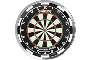 Unicorn Illuminated Dartboard Backboard Surround — Solar Flare · 360 Degrees Non-Glare Lighting · Fits any Standard Dartboard