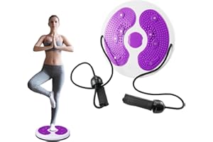 FANGZHE Waist Twist Disc,Waist Whisper,Body Shaping Waist Twisting Disc,Twister Exercise For Waist,Twist Waist Disc Board with Drawstring,Weight loss,Aerobic Exercise,Body Shaping Waist Training,Foot Massages