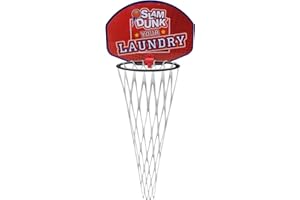 MAD MONKEY Basketball Wäschekorb, Wäsche Basketballkorb, Für die Tür, Einhängen und Loswerfen