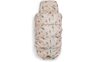 Elodie Details Saco de Abrigo Convertible para Cochecito Universal - 2 en 1, Colchoneta para silla de paseo y Saco - Meadow Blossom