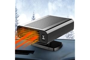 LEAFLAI Car Heater-12V Winter Car Defogger Kit,150W Portable Auto Heater Fan 2 in 1 Fast Heating/Cool That Plug into Cigarette Lighter Car Defroster