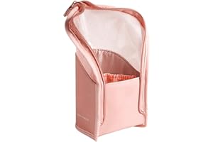 FAMKIT Bolsa de Cosméticos Portátil Impermeable Viaje Maquillaje Pinceles Titular Self-Standing Organizador Bolsa