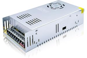 LAM(MS)PEN Transformador de Potencia 24V 20A 480W AC 110V / 220V a DC, Fuente Alimentación Interruptor, Voltaje para Tira de LED, Luces LED