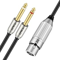 2.5mm Femmina Jack TS 2 Mono 3 /32 Connettore Audio Cavo 0,25m, 4pz 2.5mm Femmina Jack TS 2 Mono 3 /32 Connettore Audio Cavo 0,25m, 4pz