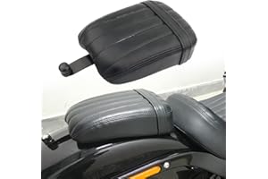 FINMOKAL Coussin de siège passager arrière pour Harley Softail Slim FLSL Street Bob FXBB 2018+