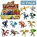 Price comparison product image Dragon Toys,12 Piece Assorted Realistic Looking Dragon Figure,4 Inch Mini Dragons Sets With Gift Box,Zoo World Non-toxic Safety Materials ABS Vinyl Plastic Dragon,Party Favors Toy For Boys Kids