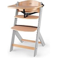 Roba Babyhochstuhl Nature Up – Bambus, Mitwachsend Bis 70 Kg, Weiß/natur