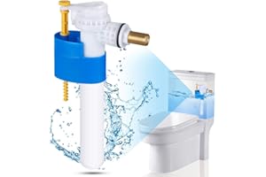 Rovtop Robinet Flotteur Soupape de Remplissage Soupape à Flotteur pour Plastique et de Réservoir en Céramique,Filtre à eau Gratuit,Valve, Garantie 5 ans