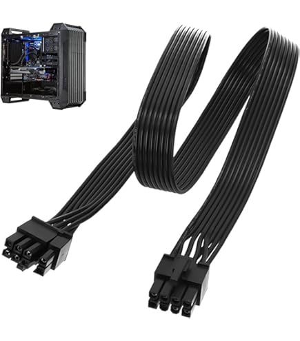 Supermicro 8-Pin CPU To 8-Pin PCIe Power Adapter Cable (CBL-PWEX-0663) – 5cm