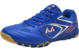 ZHENSI Table Tennis Shoes Men Women Lightweight Badminton Indoor Sneakers Soft Breathable for Teens Students