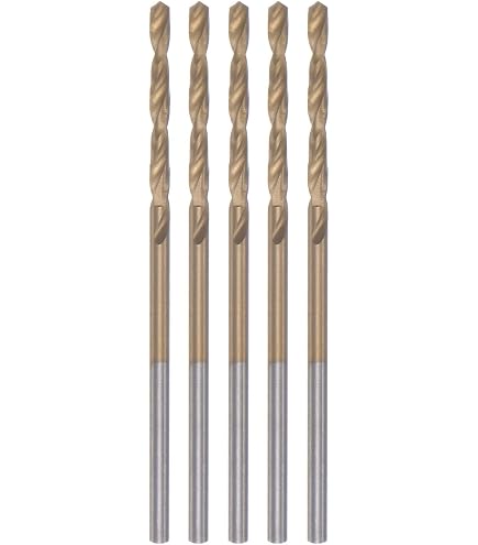 Lot 10 Forets Hélicoïdaux Cobalt M35 6,1mm - Pour Acier Inoxydable, Métaux Durs, Bois, Plastique - Queue Droite