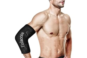 ‎TOLACCEA Kühlpads für Ellenbogen- und Knie Verletzungen | Tolaccea Flexibler Kühlakku Gel für Knie, Ellenbogen, Knöchel, Wade, Arm, Oberschenkel, Kniesehne | Sofortige Schmerzlinderung (Schwarz, S)