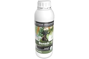 CULTIVERS Flüssiger organischer Bonsai-Dünger mit Mikronährstoffen und Aminosäuren, 1 l natürlicher Dünger. Fördert Entwicklung und kontrolliertes Wachstum