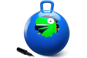 U&C Planet Trémie de l'espace 18 Pouces Hopper Ball avec Pompe pour Les Enfants de 3 à 8 Ans Jeux de Jardin d'été Jump Ball Intérieur et Extérieur