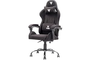 Itek Gaming Chair Rhombus FF10, Tejido, Negro, Normale