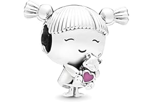 JCALEYDO Charm, Plata de Ley 925, Compatible con Pulsera Pandora