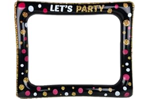 HONGCI Inflatable Photo Booth Frame Selfie Picture Frame,Giant Photo Booth Birthday Selfie Frame Celebration Blow Up Party Prop for Wedding,Baby Shower,Birthday,Christmas Party Decorations Supplies